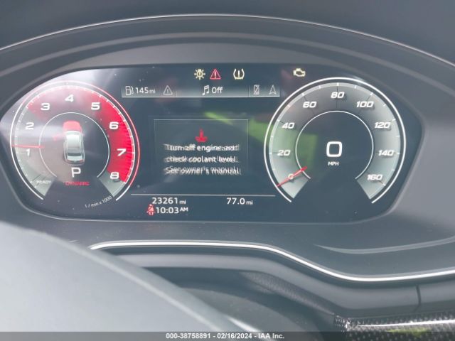 WAUB4AF45PA050987 Audi S4 Premium Plus Tfsi Quattro Tiptronic