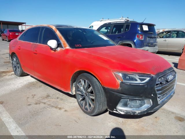 Aukcja sprzedaży 2021 Audi A4 Premium 40 Tfsi Quattro S Tronic, vin: WAUABAF48MA051368, numer aukcji: 38759213