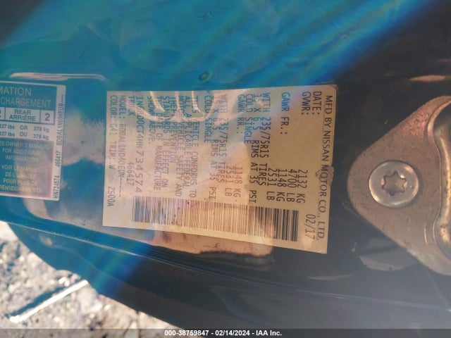 Nissan FRONTIER S 2017 1N6BD0CT4HN734574 Image 9