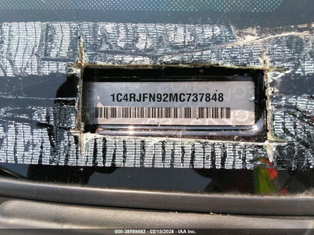 1C4RJFN92MC737848 Jeep Grand Cherokee Trackhawk 4x4