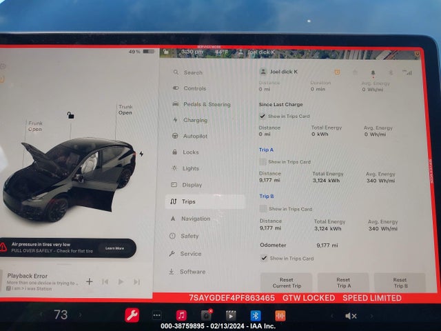 7SAYGDEF4PF863465 Tesla Model Y Awd/performance Dual Motor All-wheel Drive