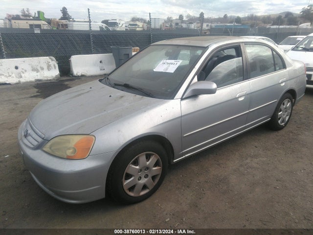 2001 HONDA CIVIC EX VIN: 2HGES26721H512938