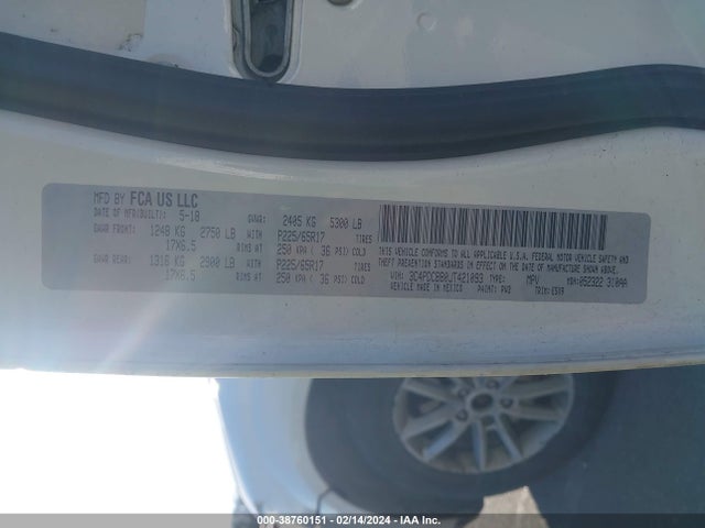 3C4PDCBB0JT421093 Dodge Journey Sxt