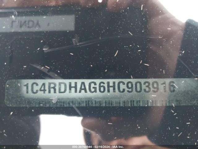 1C4RDHAG6HC903916 Dodge Durango Sxt Rwd