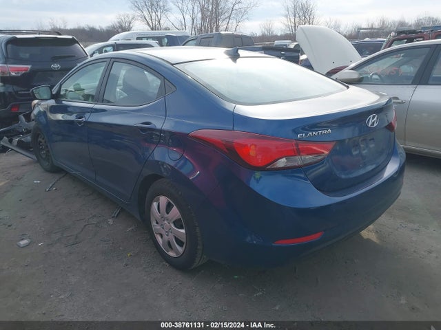 Hyundai ELANTRA SE 2016 KMHDH4AE1GU651258 Image 3