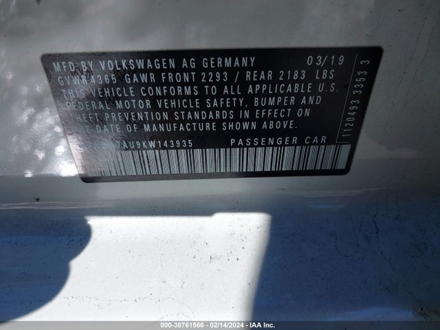 WVWWA7AU9KW143935 Volkswagen Golf R 2.0t W/dcc   Navigation