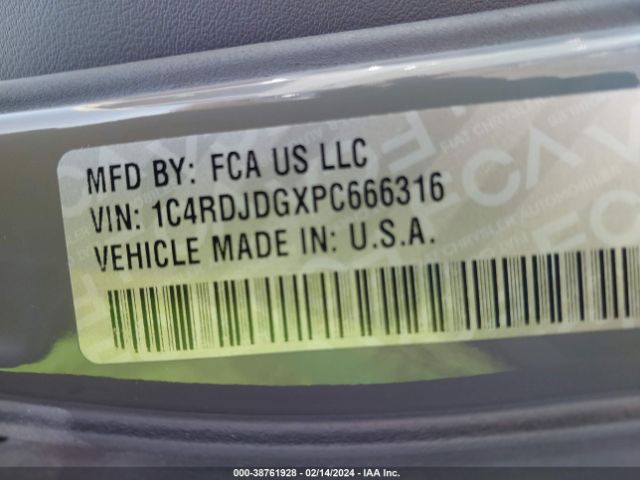 2023 DODGE DURANGO 1C4RDJDGXPC666316 Photo 8