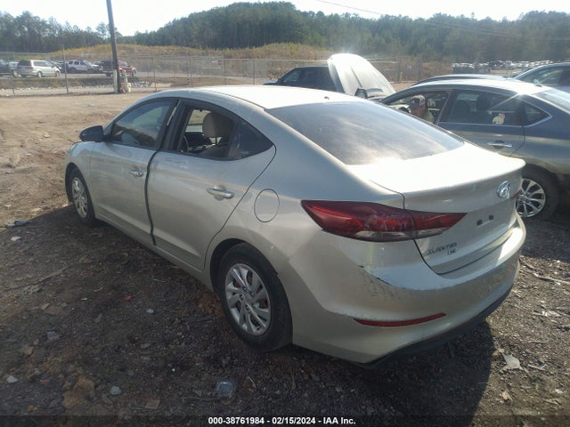 2017 HYUNDAI ELANTRA SE VIN: 5NPD74LFXHH184351