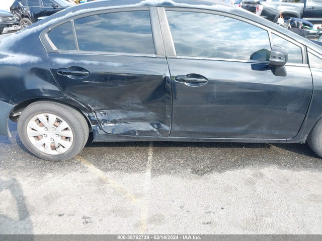 2012 HONDA CIVIC LX VIN: 2HGFB2F5XCH590292