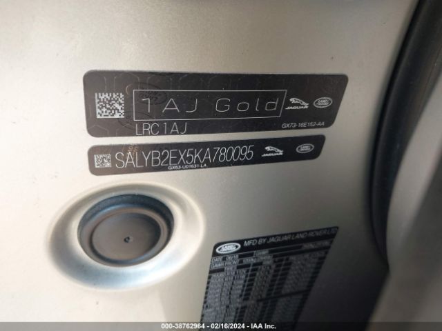 SALYB2EX5KA780095 Land Rover Range Rover Velar P250 S