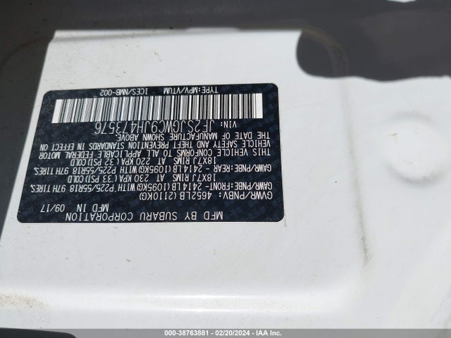 Subaru Forester 2.0xt Touring 2018 JF2SJGWC9JH473576 Image 9
