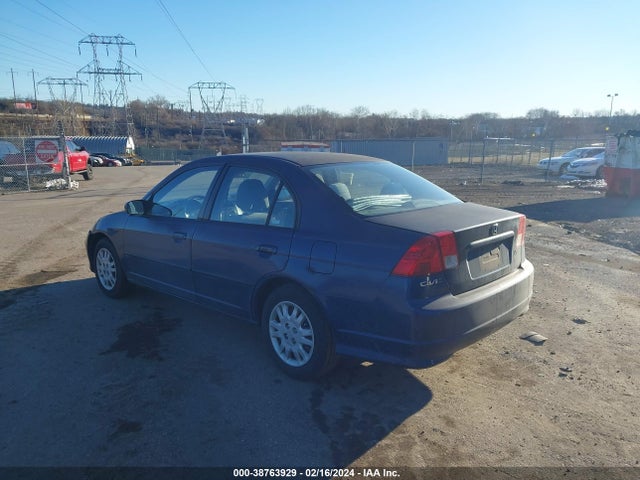 2004 HONDA CIVIC LX VIN: 2HGES16554H507715