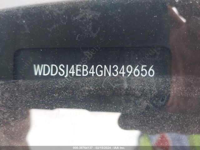 WDDSJ4EB4GN349656 Mercedes-Benz CLA 250