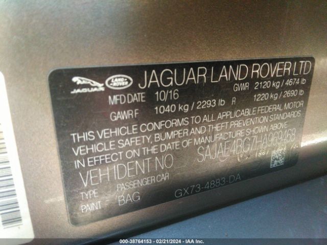 SAJAE4BG7HA969468 Jaguar Xe 25t Prestige