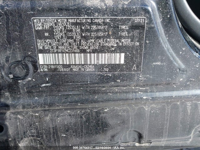 Toyota Rav4 Xle 2021 2T3P1RFV7MC231466 Image 9