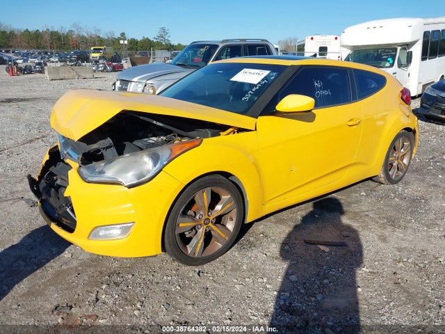 Hyundai Veloster Base W/black 2014 KMHTC6AD0EU198793 Image 2