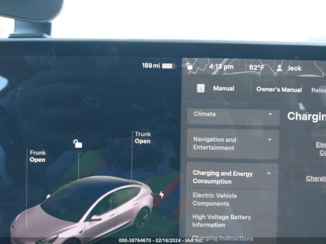 5YJ3E1EA0MF907912 Tesla Model 3 Standard Range Plus Rear-wheel Drive