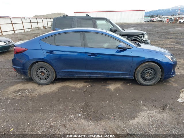 2019 HYUNDAI ELANTRA SEL VIN: 5NPD84LF9KH438622