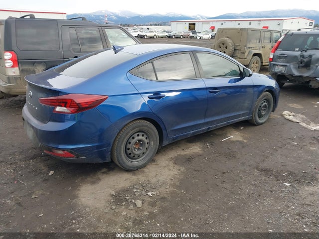 2019 HYUNDAI ELANTRA SEL VIN: 5NPD84LF9KH438622