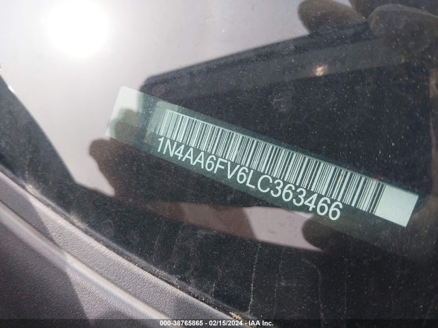 2020 NISSAN MAXIMA PLATINUM XTRONIC CVT VIN: 1N4AA6FV6LC363466