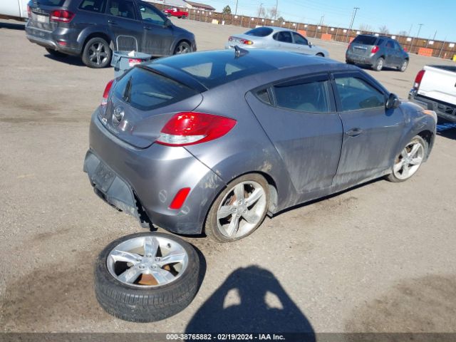 KMHTC6AD4EU186078 Hyundai Veloster Base W/black