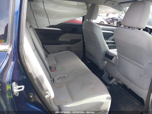 Toyota Highlander Le V6 2016 5TDBKRFH4GS266987 Image 8
