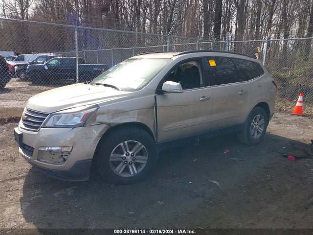 Chevrolet Traverse 1lt 2015 1GNKRGKD8FJ353796 Image 2