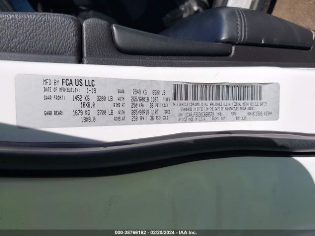 1C4RJFBG3KC668572 Jeep Grand Cherokee Limited 4x4
