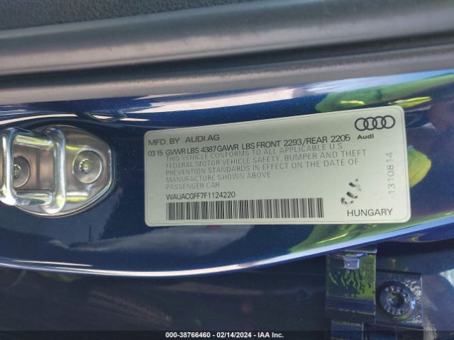 WAUACGFF7F1124220 Audi A3 1.8t Premium