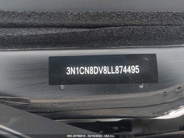 Nissan Versa S Xtronic Cvt 2020 3N1CN8DV8LL874495 Image 9