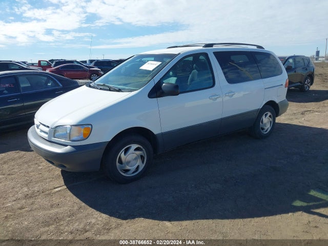 2000 TOYOTA SIENNA LE VIN: 4T3ZF13CXYU315641