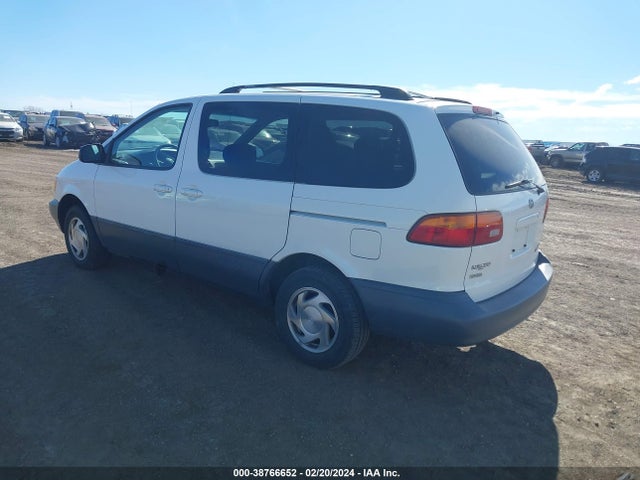 2000 TOYOTA SIENNA LE VIN: 4T3ZF13CXYU315641