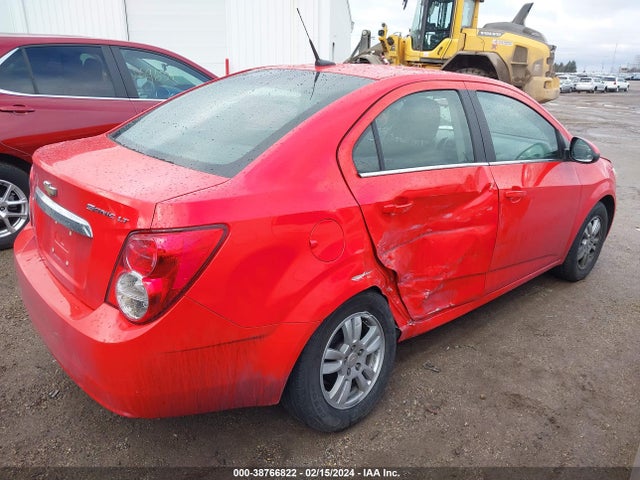 Chevrolet Sonic Lt Auto 2014 1G1JC5SH6E4244143 Image 4