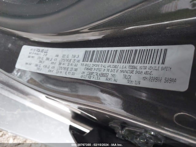 RAM 1500 Rebel  4x4 5'7 Box 2020 1C6SRFLT4LN286652 Image 9