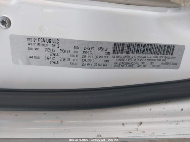 2C4RDGBG8HR595079 Dodge Grand Caravan Se