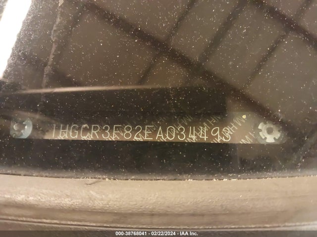 Honda Accord Ex-l V-6 2014 1HGCR3F82EA034493 Image 9