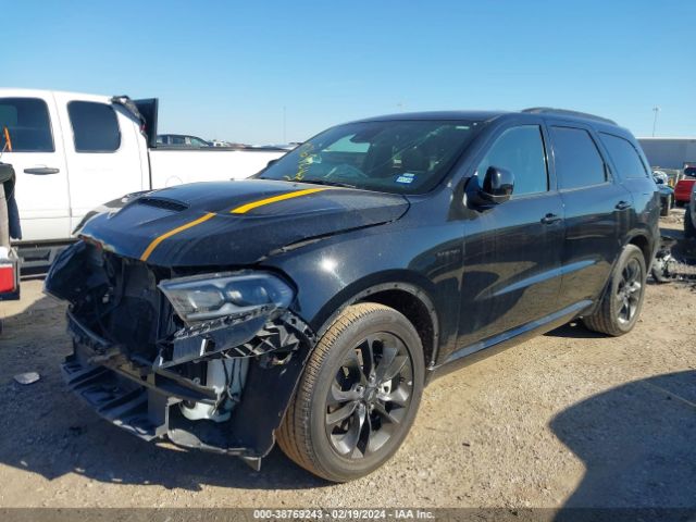 1C4SDHCT8NC226519 Dodge Durango Orange Sport Rwd