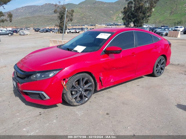 Honda Civic Lx 2020 2HGFC2F6XLH506607 Image 2