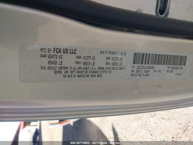 2C3CDXGJ1KH646501 Dodge Charger Scat Pack Rwd