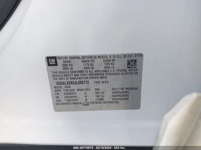 GMC Terrain Denali 2018 3GKALXEX6JL266772 Image 9