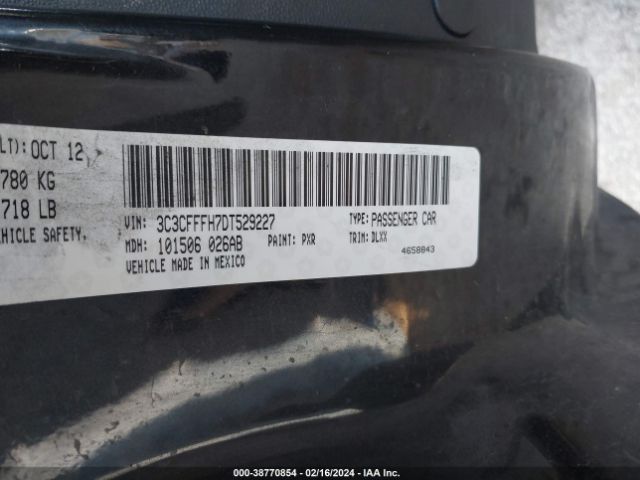 2013 FIAT 500 3C3CFFFH7DT529227 Photo 8