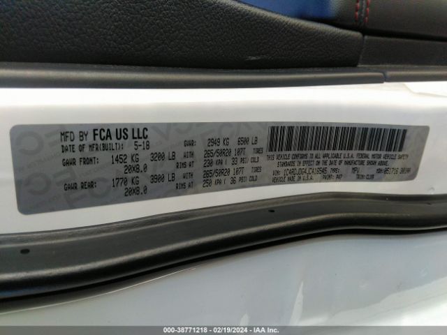 2018 DODGE DURANGO 1C4RDJDG4JC416545 Photo 8