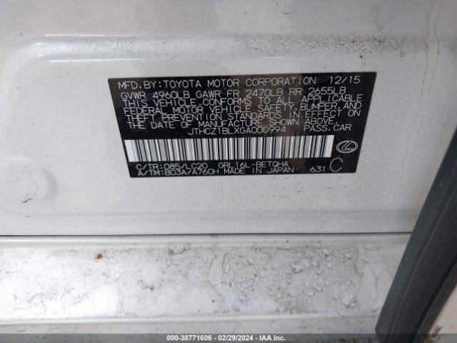 JTHCZ1BLXGA000994 Lexus GS 350