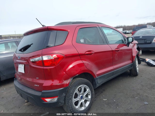 Ford Ecosport Se 2019 MAJ6S3GL0KC309142 Image 4