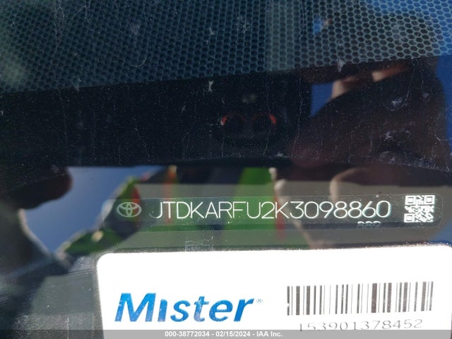 Toyota PRIUS XLE 2019 JTDKARFU2K3098860 Image 9