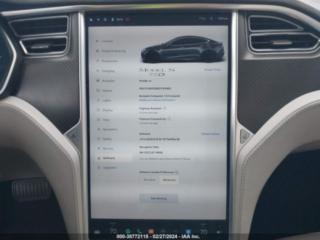 5YJSA1E28GF143490 Tesla Model S 60d/70d/75d/85d/90d