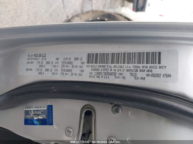 1C6RR7LT2KS549726 RAM 1500 Classic