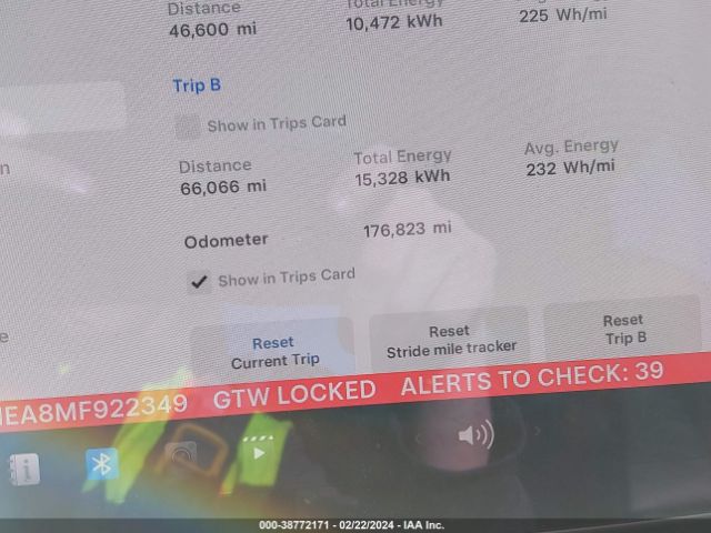 5YJ3E1EA8MF922349 Tesla Model 3 Standard Range Plus Rear-wheel Drive