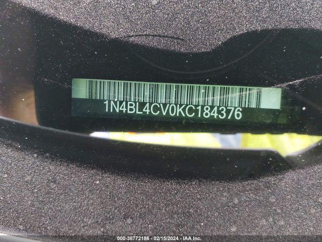 1N4BL4CV0KC184376 Nissan Altima 2.5 Sr