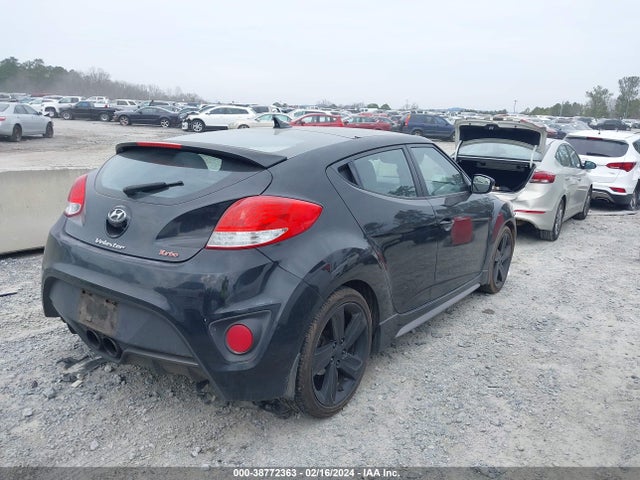 Hyundai Veloster Turbo W/black 2014 KMHTC6AE6EU199844 Image 4
